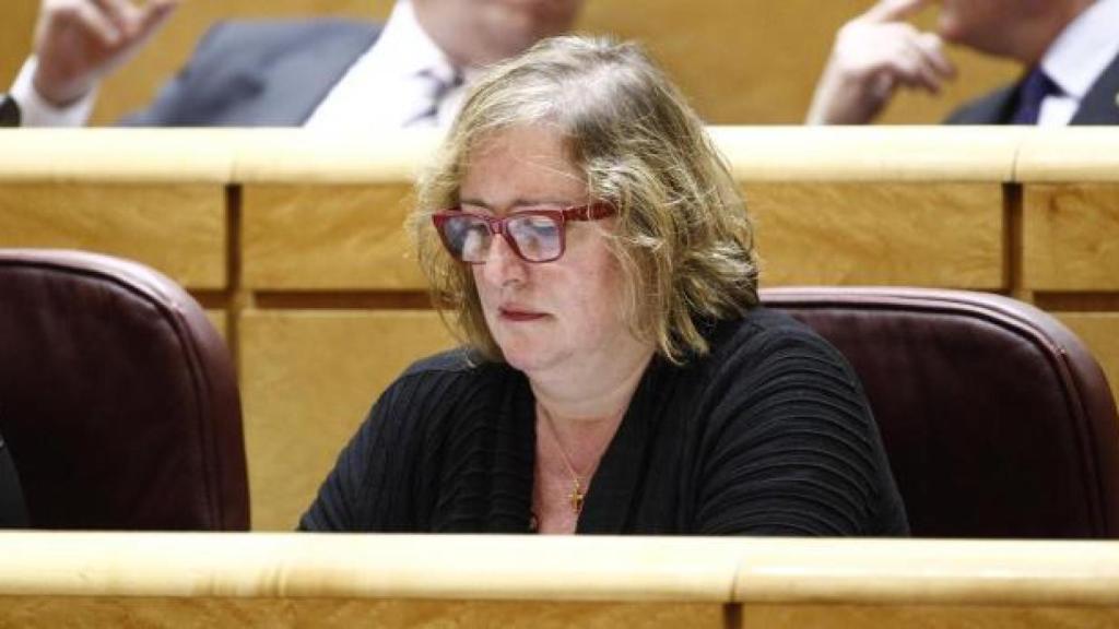 Celia Cánovas, en su etapa como senadora de Podemos.