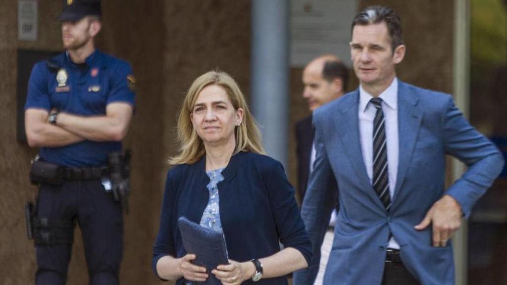 La infanta Cristina e Iñaki Urdangarín, en Palma de Mallorca