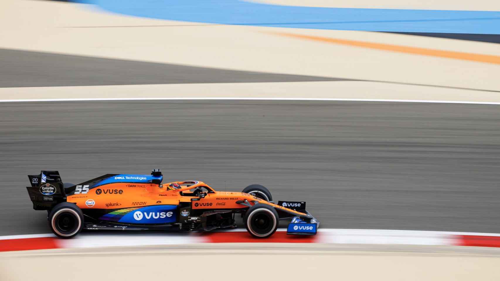 Carlos Sainz en el Gran Premio de Bahréin