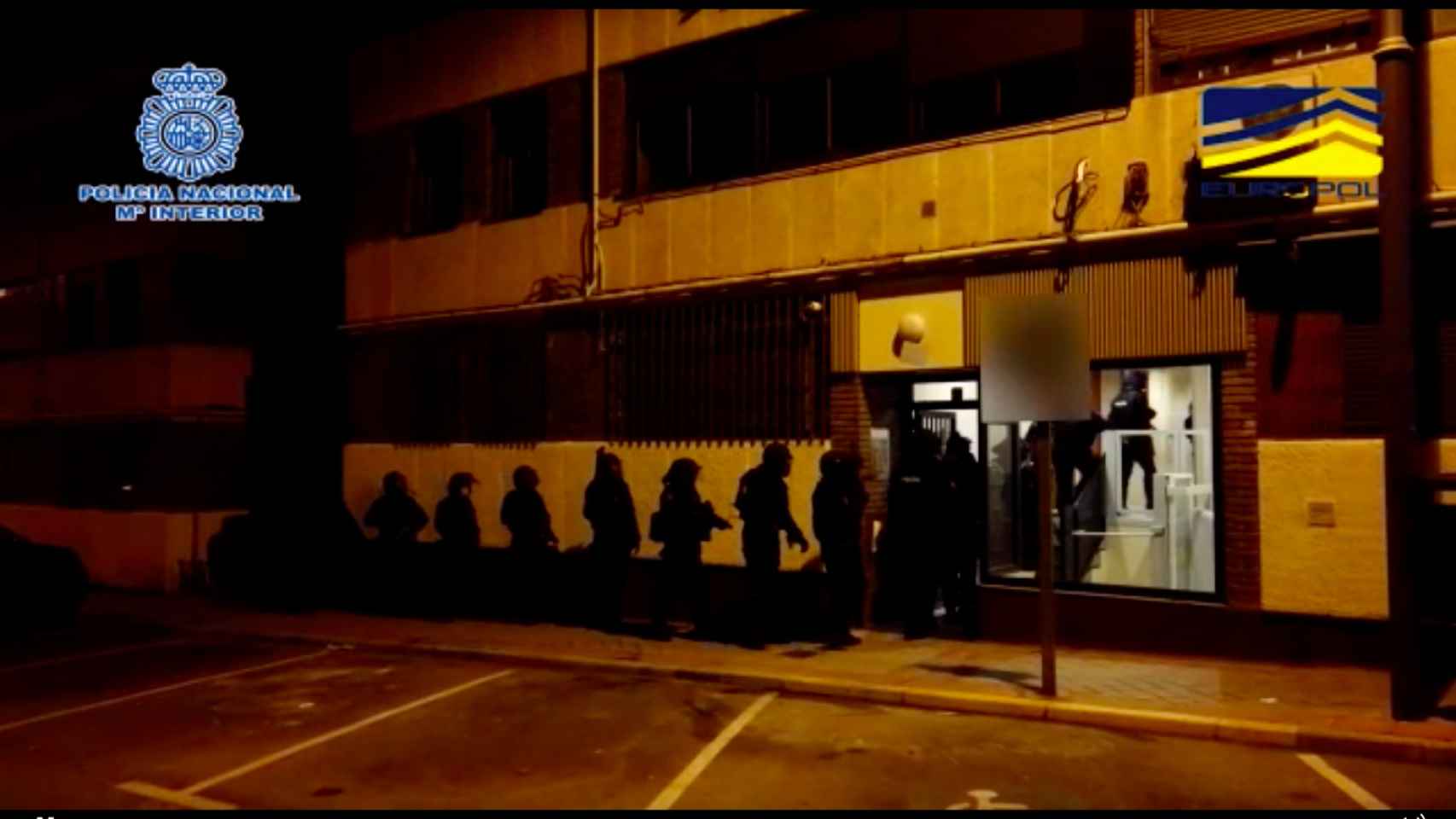 Operación antiterrorista de la Policía Nacional.