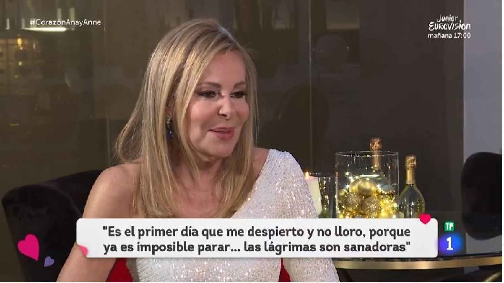 Ana Obregón en su primera entrevista en televisión.