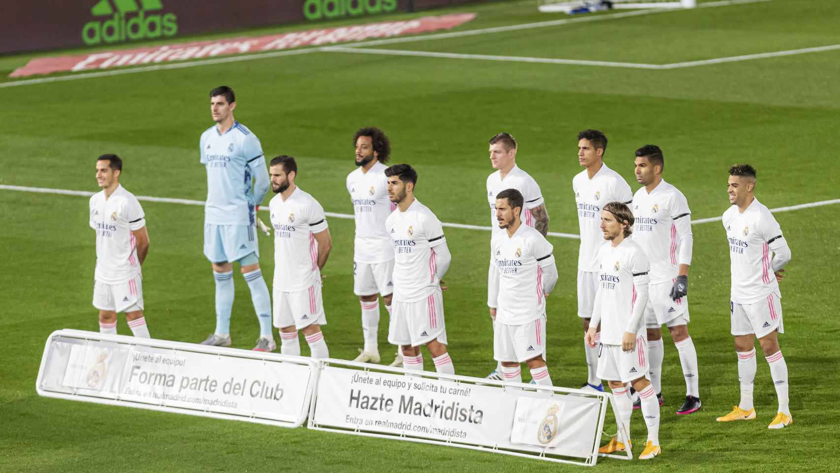 Once titular del Real Madrid ante el Deportivo Alavés en la jornada 11 de La Liga