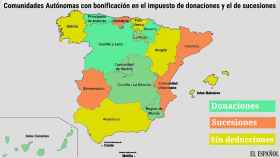 Mapa fiscalidad España