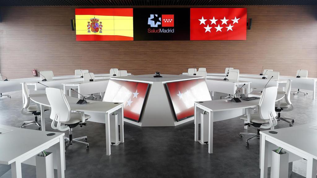La Sala de Crisis del Hospital.