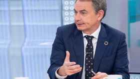 El expresidente del Gobierno, José Luis Rodríguez Zapatero, este lunes en TVE.