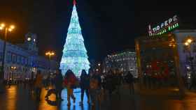 El árbol de Navidad de la Puerta del Sol de Madrid.