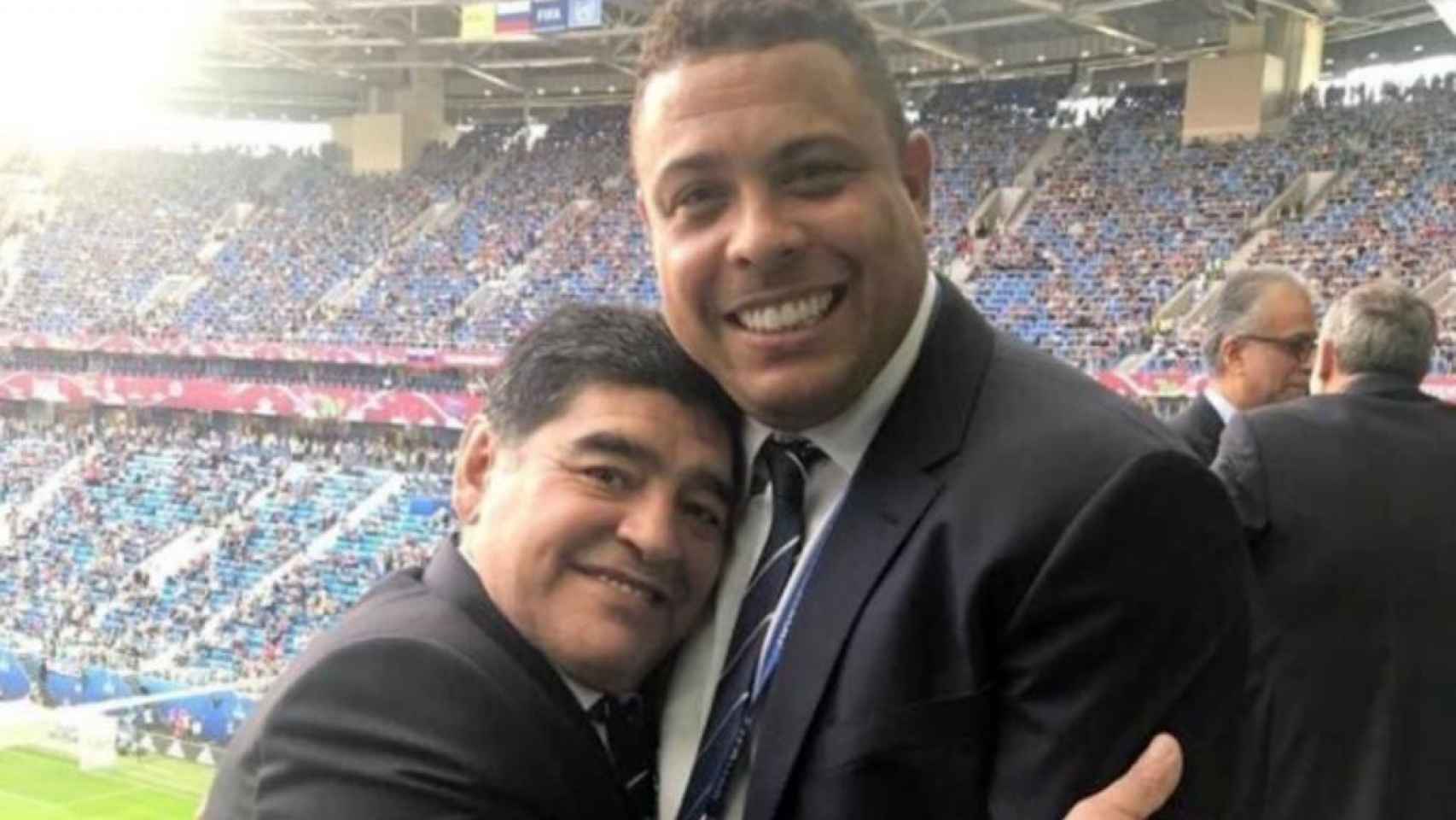 Diego Maradona y Ronaldo Nazario