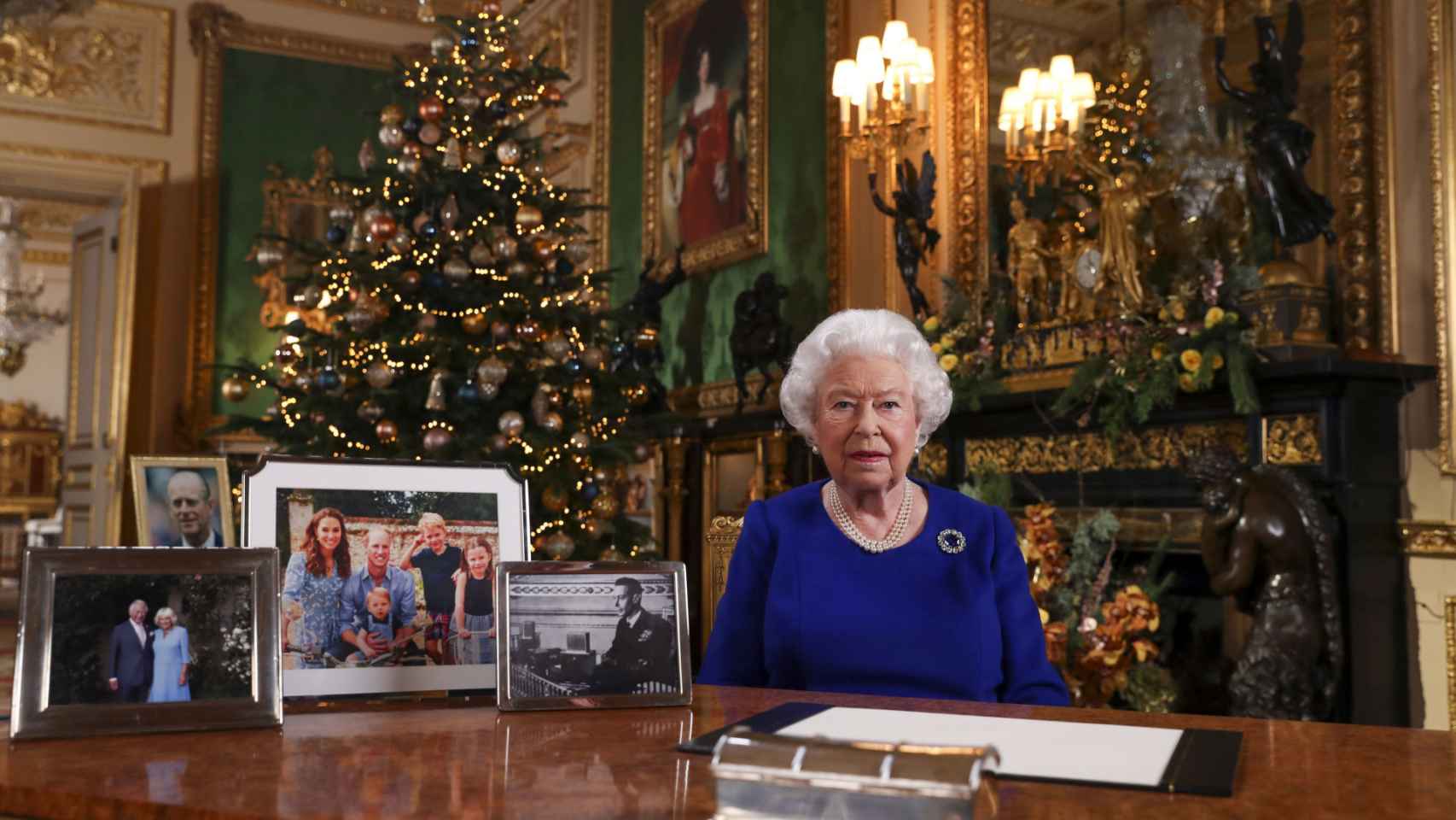 La reina Isabel, en su discurso de Navidad 2019.