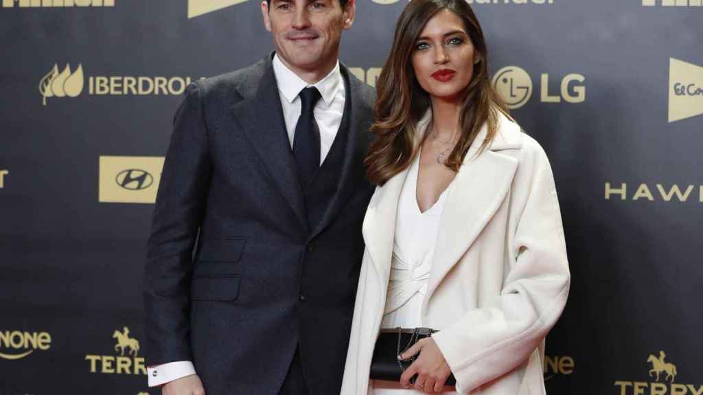 Iker Casillas y Sara Carbonero, durante un evento en Madrid.