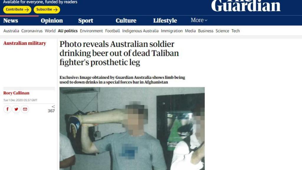 Las imágenes divulgadas en The Guardian.