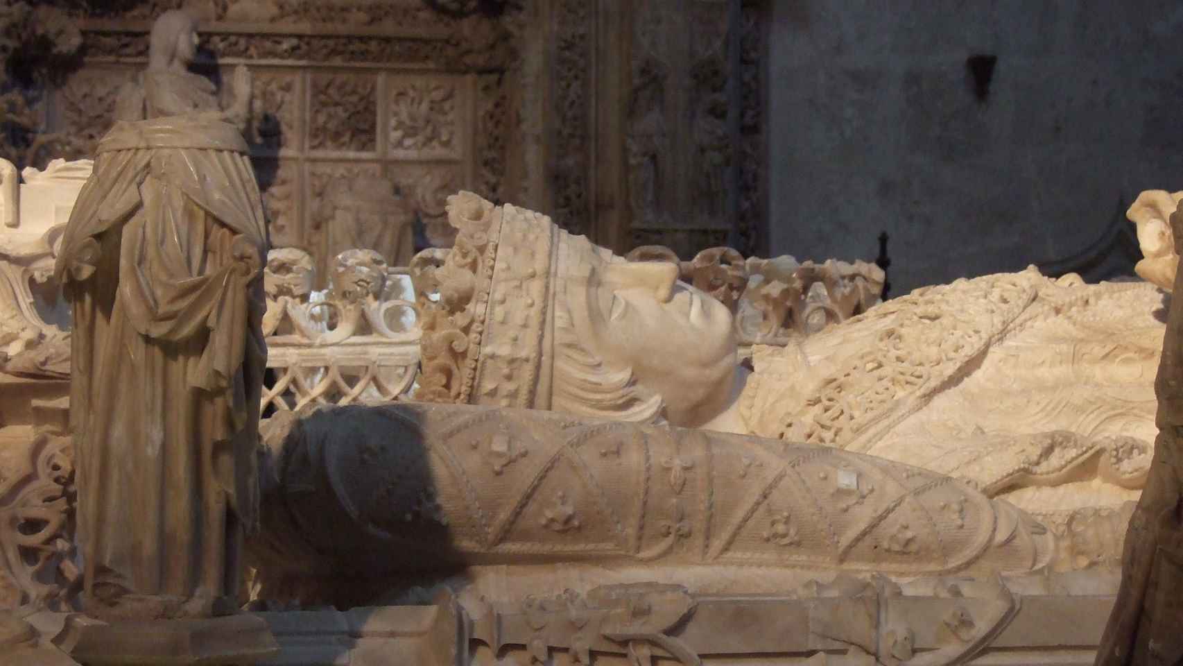 Tumba de Juan II de Castilla, en la Cartuja de Miraflores.