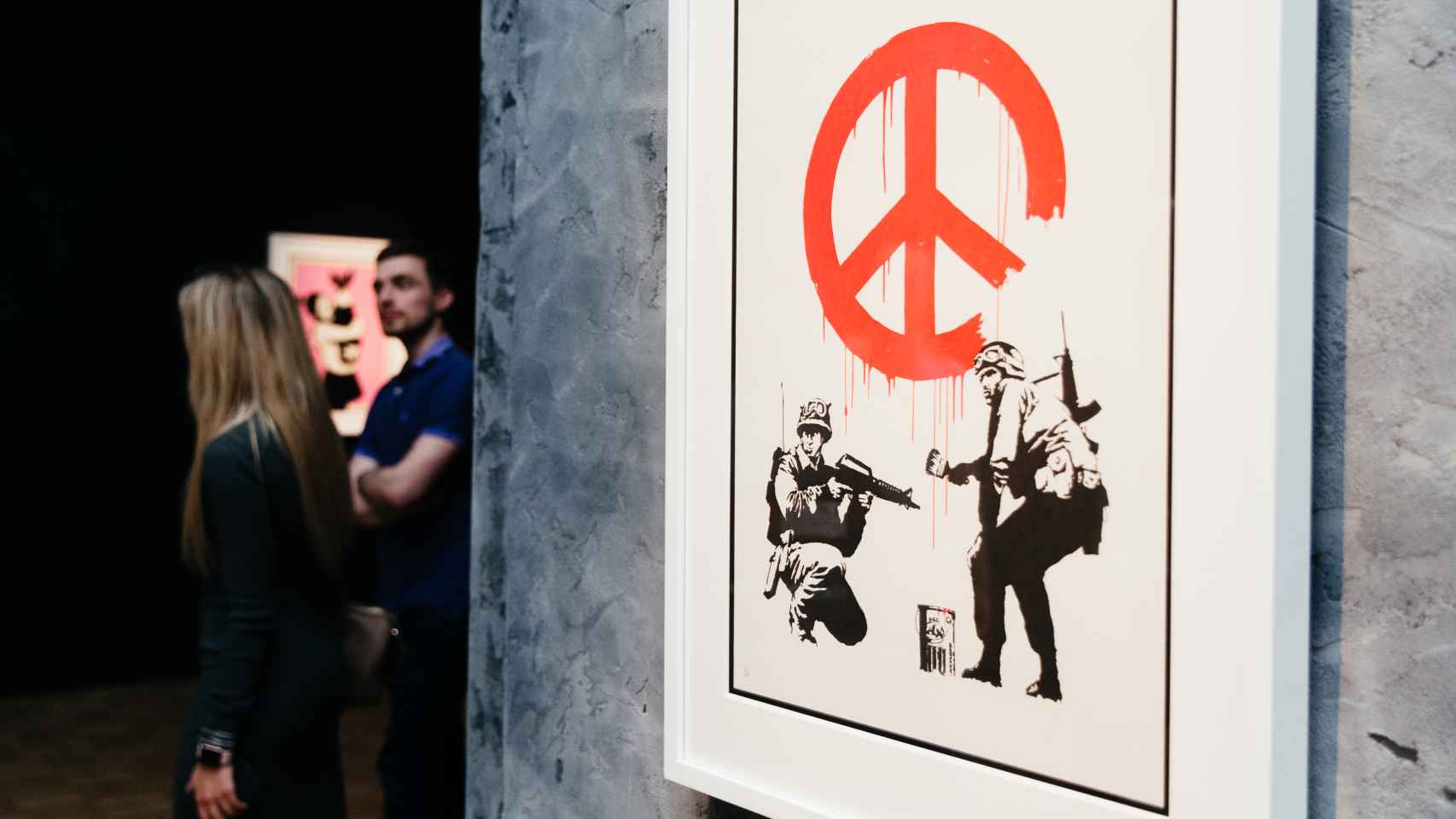 Imagen de la expo de Banksy en el Círculo.