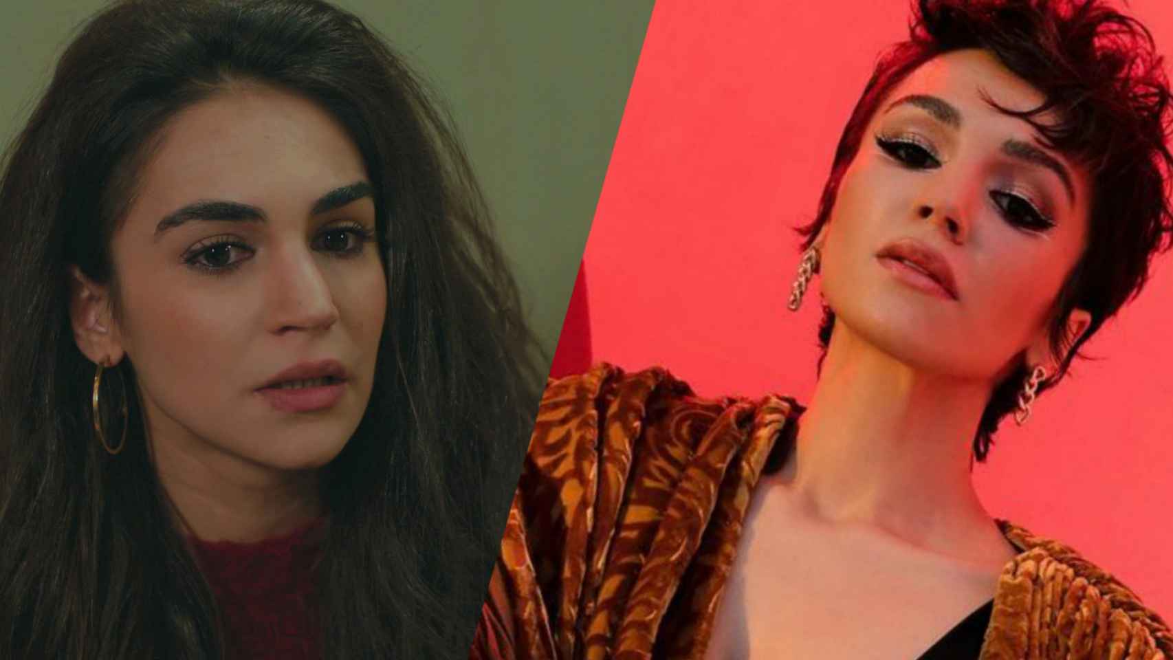 Sahra Şaş, actriz que interpreta a Bersan en 'Mujer', en montaje de JALEOS.