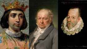 Enrique IV de Castilla, Francisco de Goya y Miguel de Cervantes.
