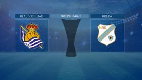 Real Sociedad - Rijeka, partido de la Europa League