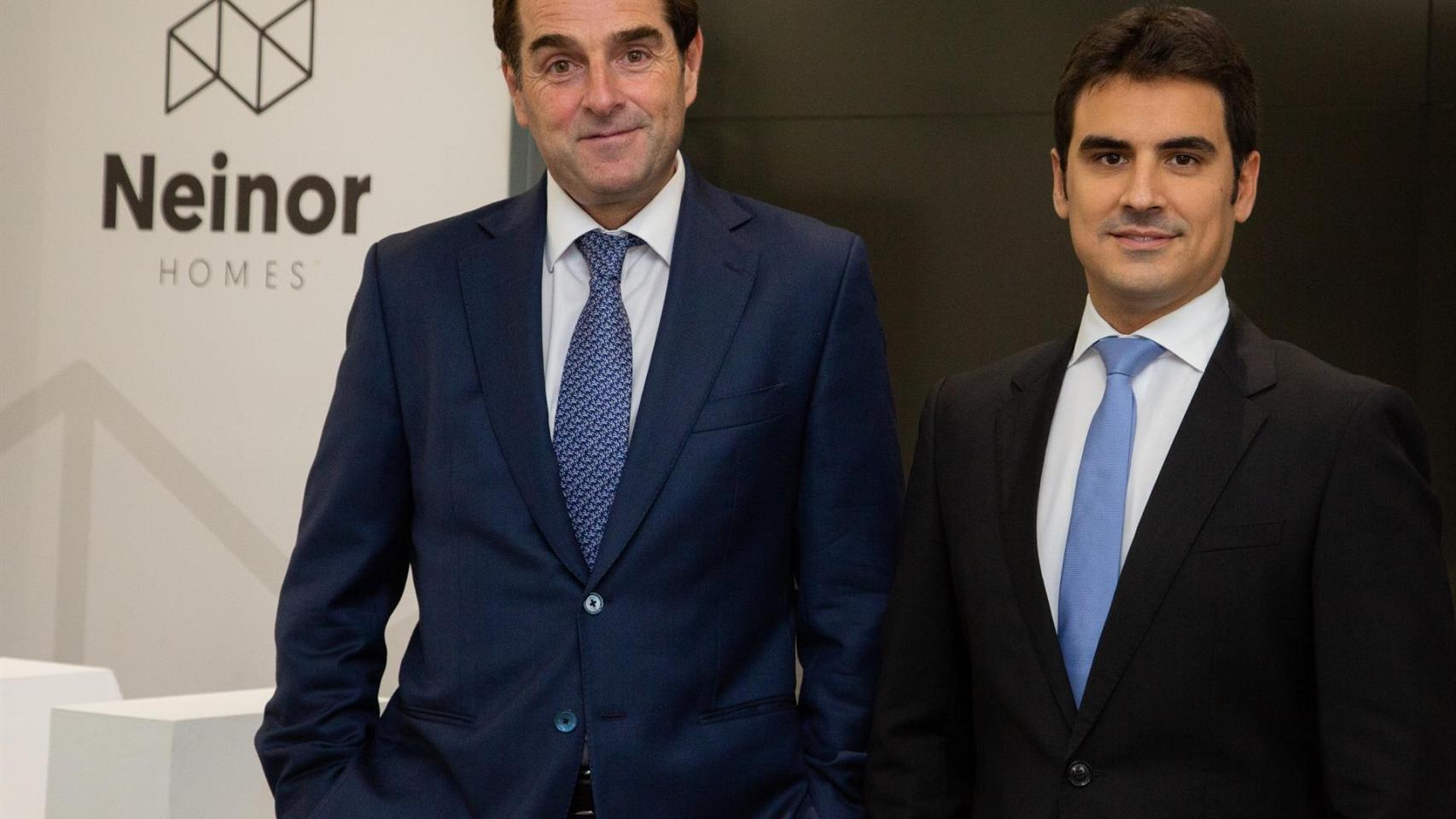 Borja García-Egotxeaga, CEO de Neinor Homes, y Jordi Argemí, consejero delegado adjunto.