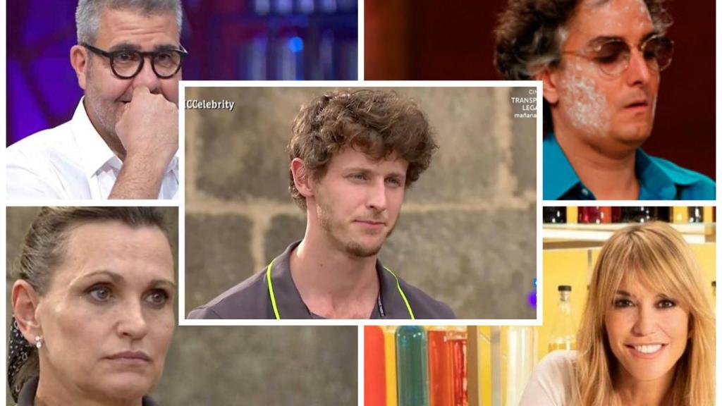 Los cinco finalistas de 'MasterChef Celebrity 5' que este martes libran su batalla final.