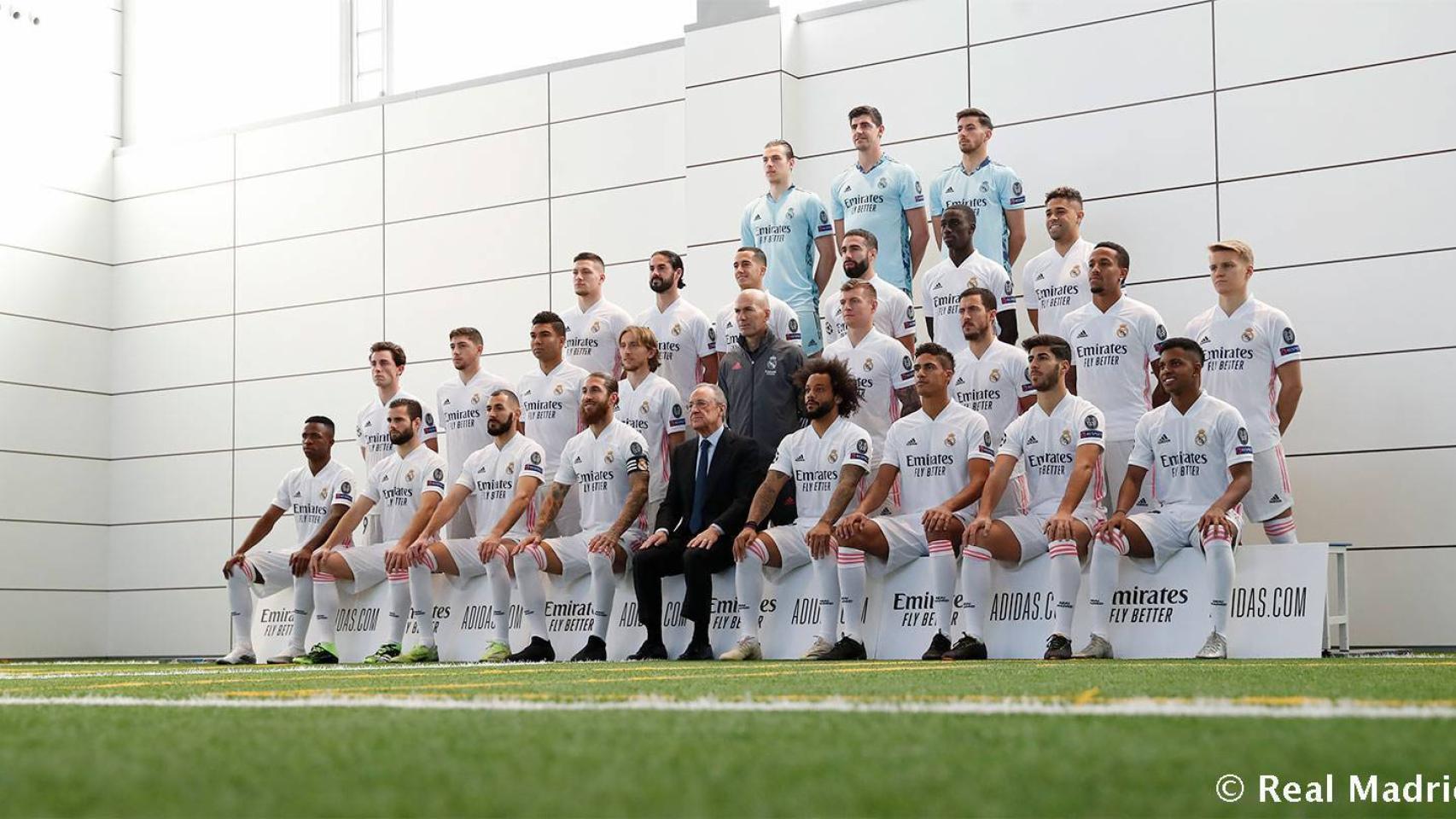 El Real Madrid se hace la foto oficial de la temporada