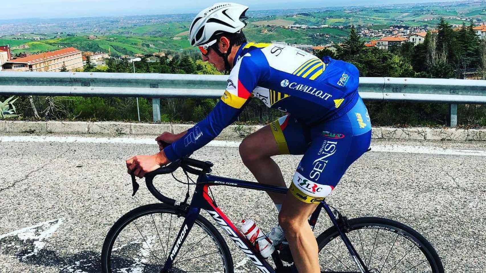 El ciclista italiano Michael Antonelli