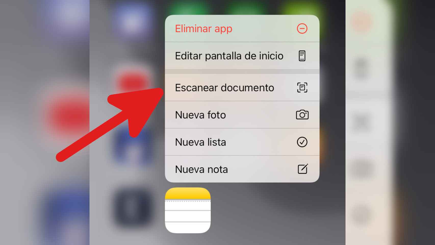 Escanear documentos con el iPhone