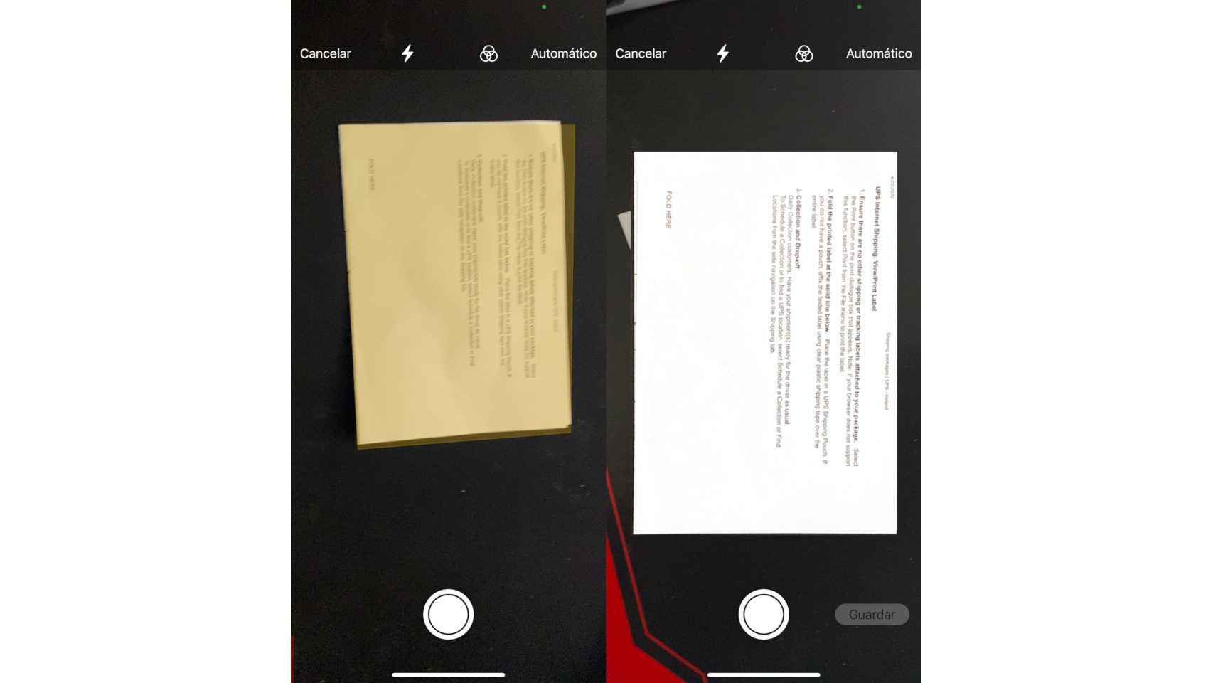 Escanear documento con el iPhone