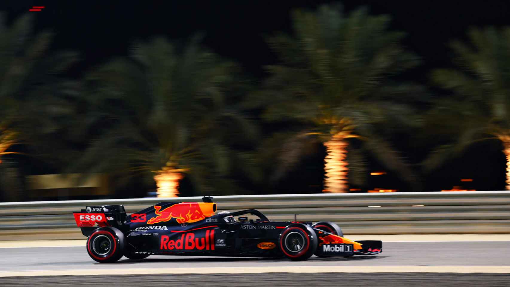 Verstappen en el Gran Premio de Sakhir