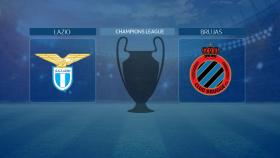 Lazio - Brujas, partido de la Champions League