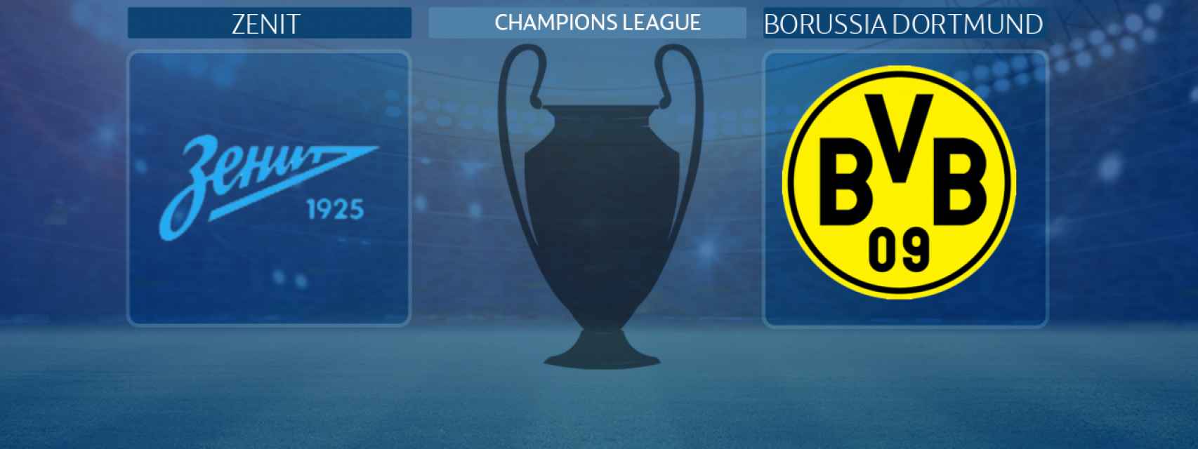 Zenit - Borussia Dortmund, partido de la Champions League