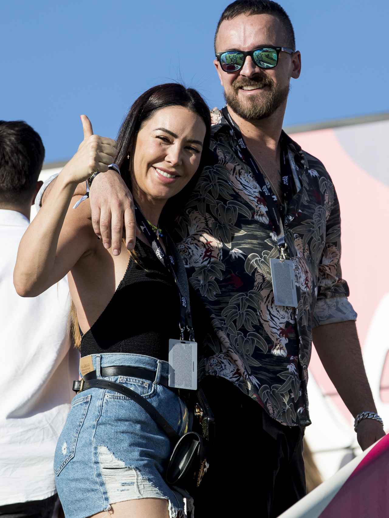 Vania Millán y Julián Bayón, en el Mad Cool 2019.