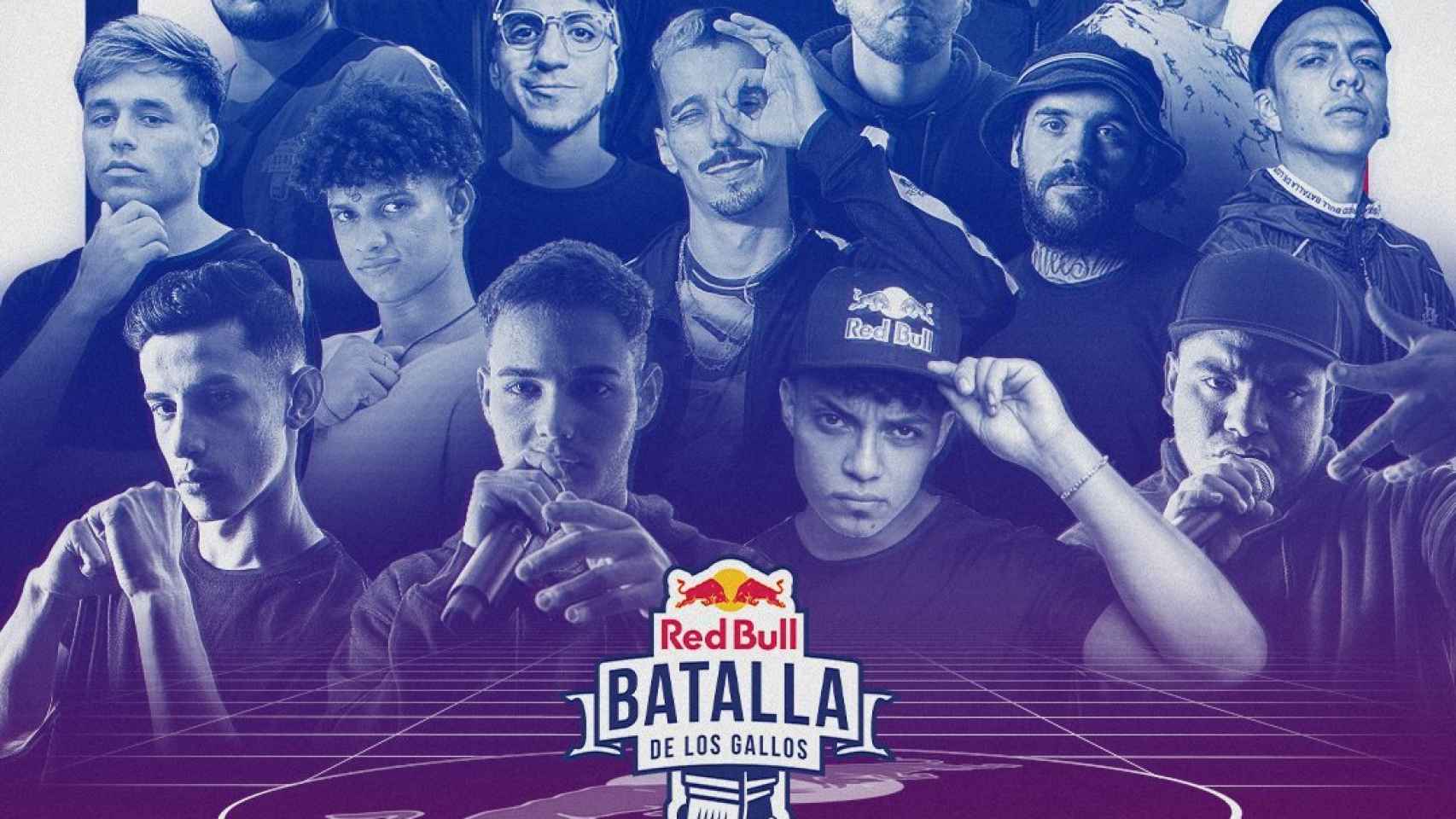 Cartel promocional de la Final Internacional de la Red Bull Batalla de los Gallos
