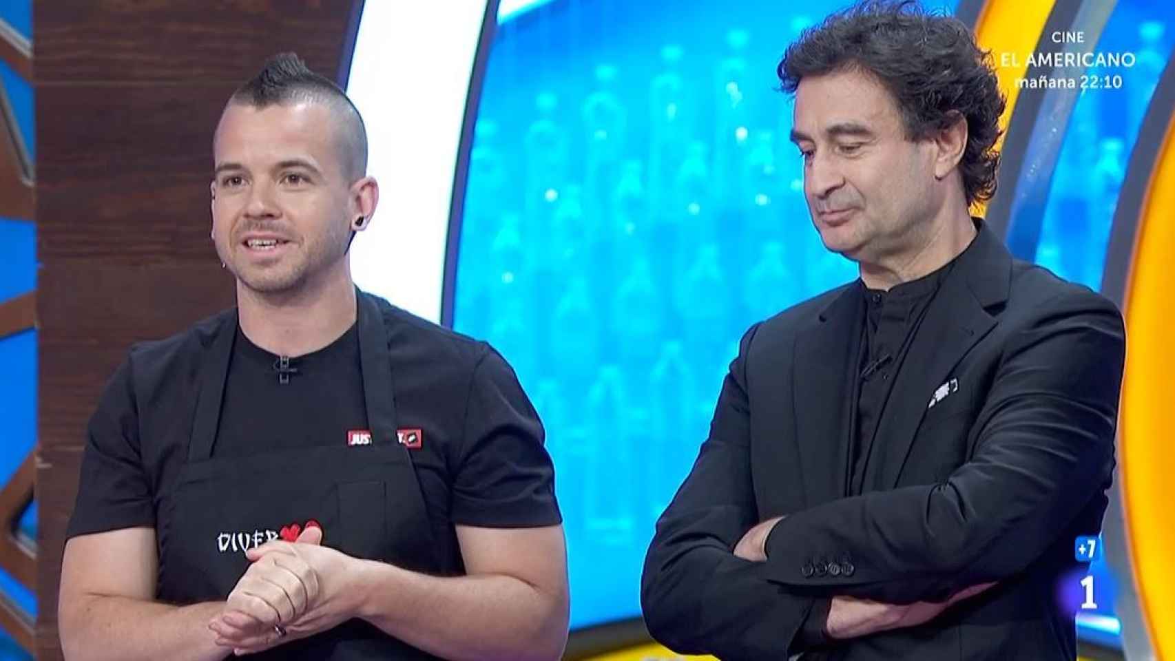 David Muñoz junto a Pepe Rodríguez en la final.
