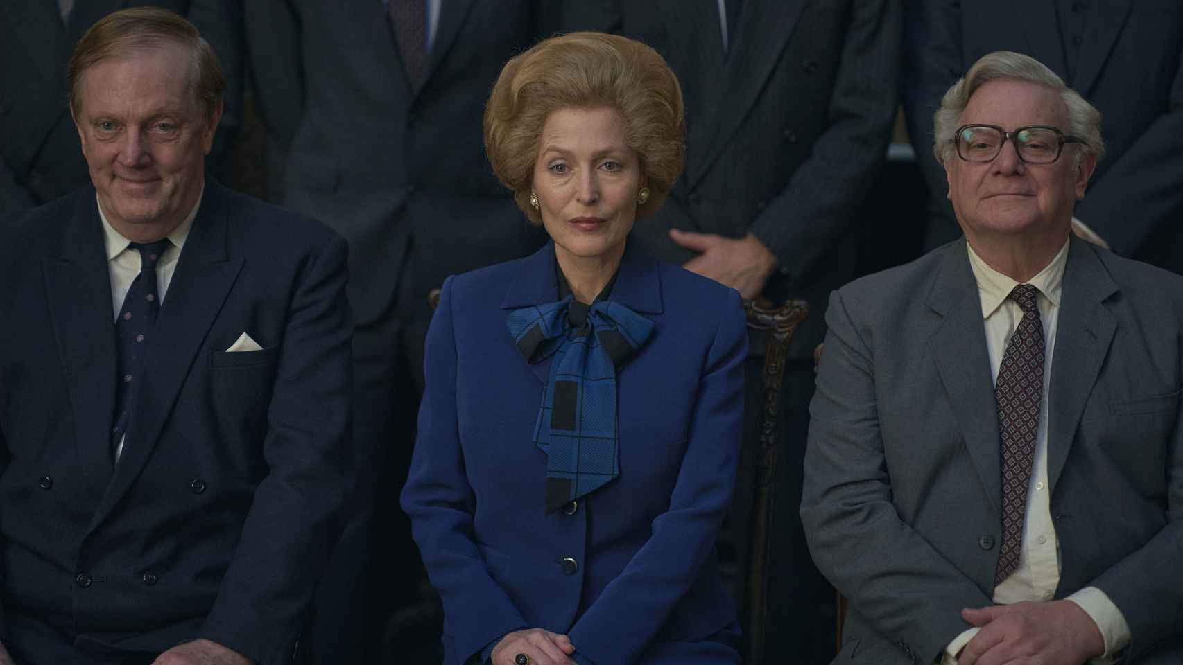 Gillian Anderson como Margaret Thatcher en 'The Crown'