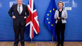 Boris Johnson y Ursula von der Leyen, en su última reunión cara a cara en diciembre en Bruselas