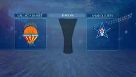 Valencia Basket - Anadolu Efes, partido de la Euroliga