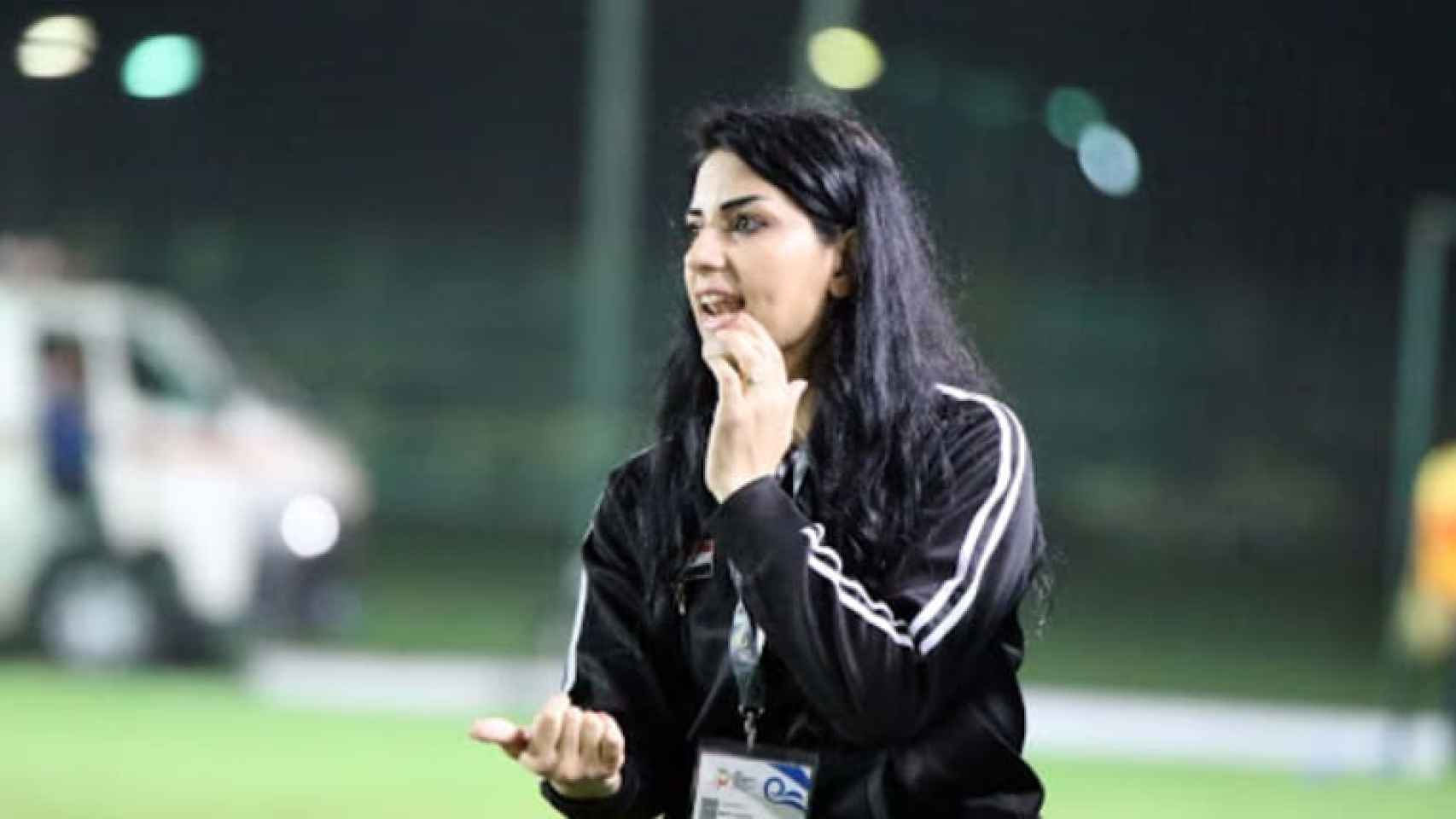 Maha Janoud, exfutbolista siria y entrenadora