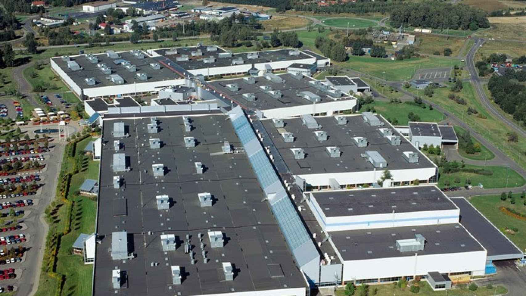 Imagen de la planta de Volvo Cars en Skövde, Suecia.