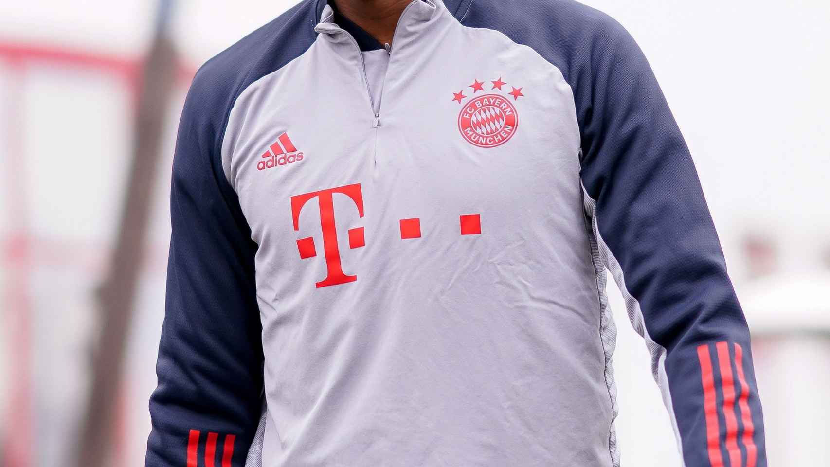 Alaba durante un entrenamiento del Bayern