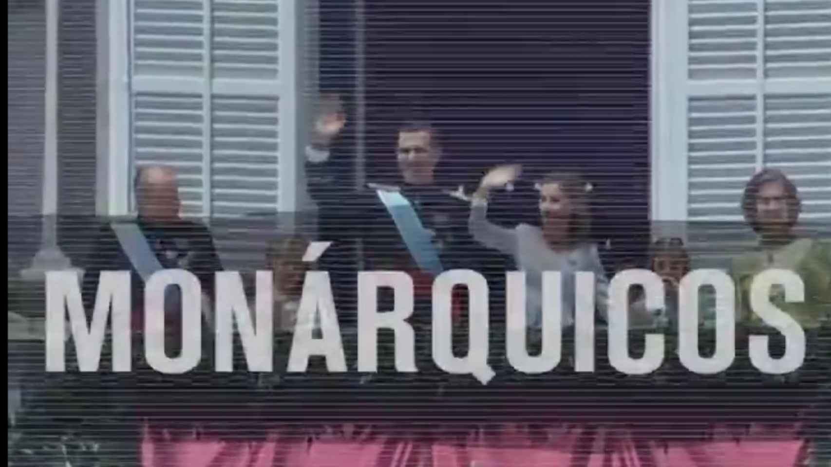 Captura de pantalla del vídeo difundido por Podemos en redes sociales.