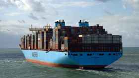 Uno de los buques de mercancías de la multinacional Maersk.