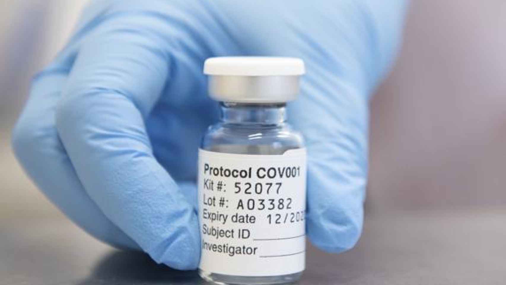 Un vial de vacuna contra la Covid-19.