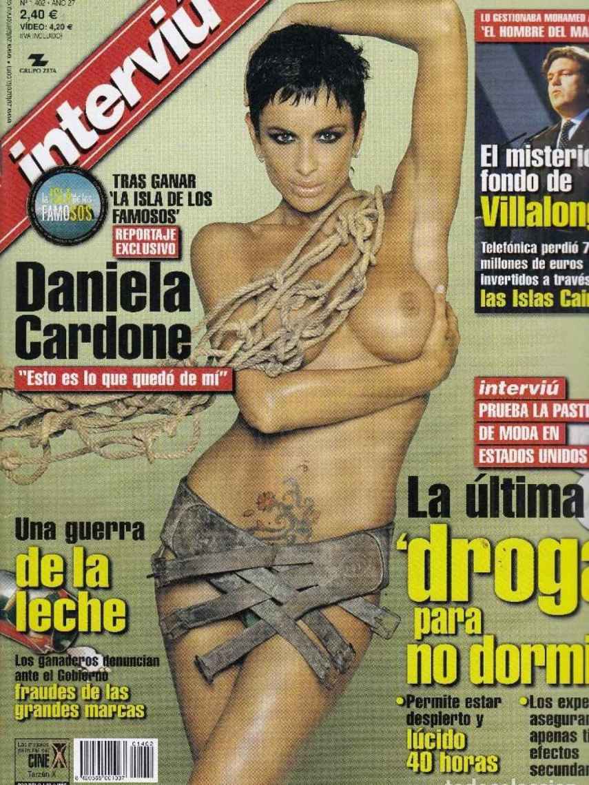 Daniela Cardone En La Portada De 'Interviú'.