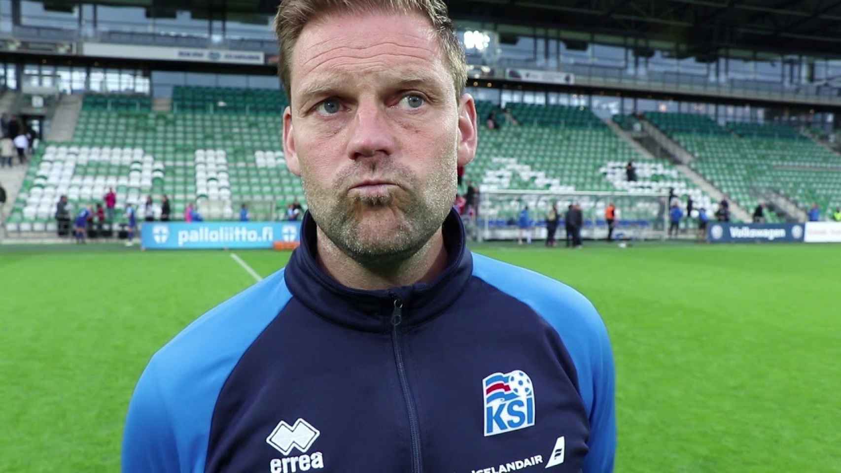Jón Thór Hauksson tras un partido