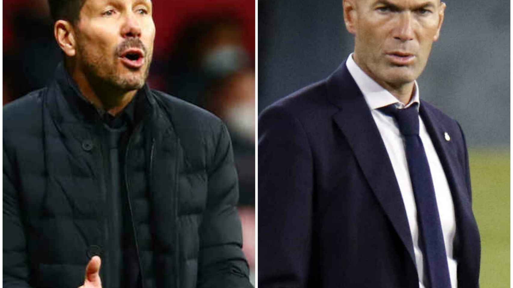 Simeone y Zidane