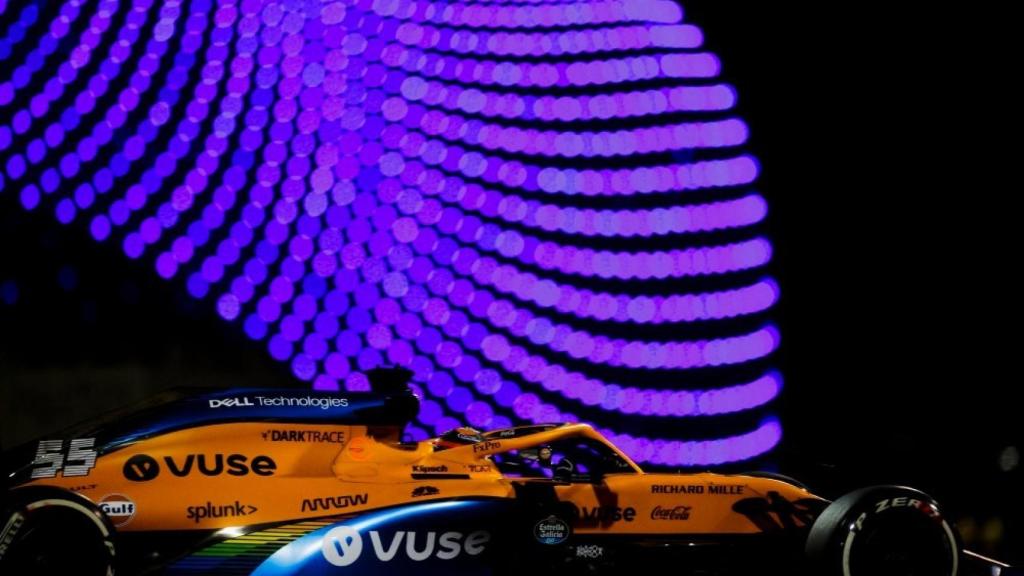 Carlos Sainz en el GP de Abu Dhabi