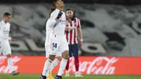 Casemiro dedica su gol al Atlético de Madrid