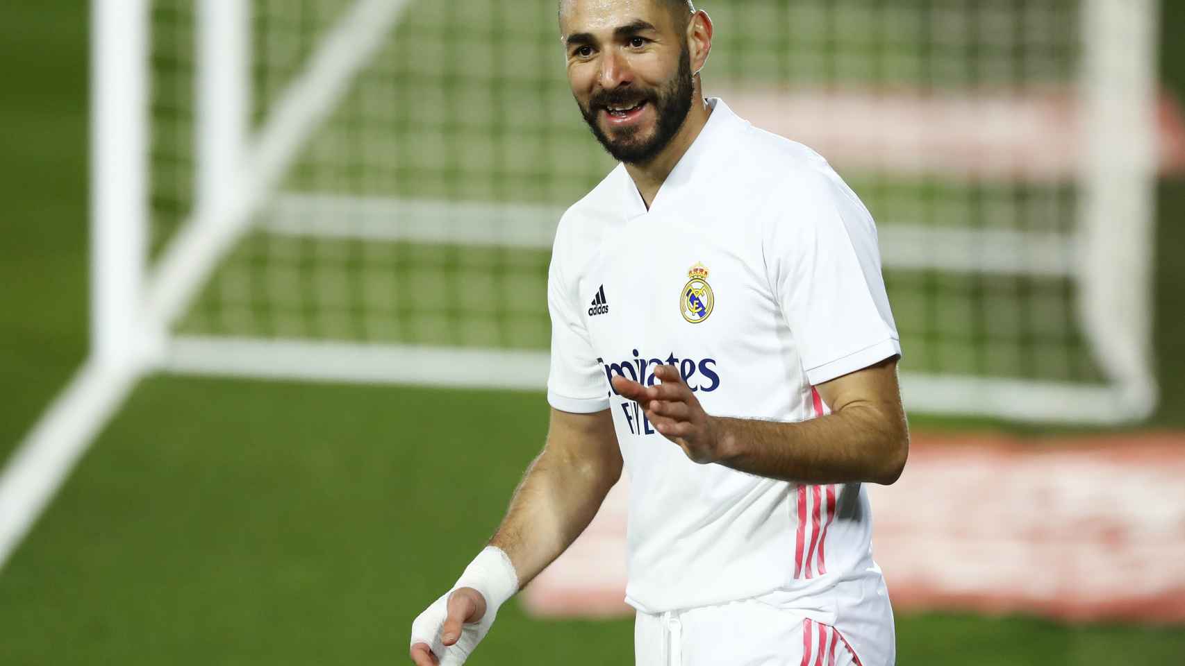 Karim Benzema, en un partido del Real Madrid