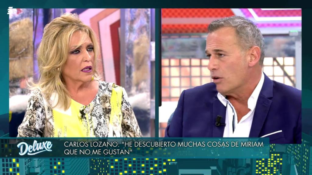Lydia Lozano y Carlos Lozano, en 'Sábado Deluxe'.