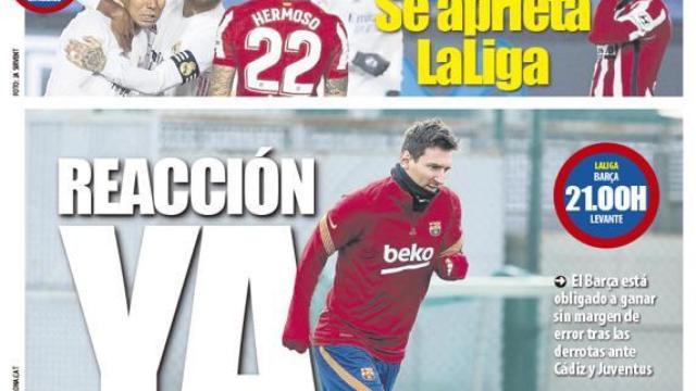 Portada Mundo Deportivo (13/12/20)