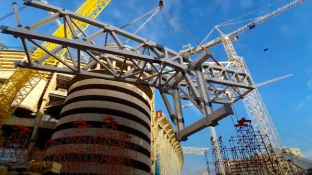 Obras del Santiago Bernabéu