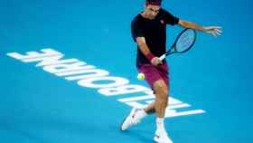 Roger Federer, durante el pasado Abierto de Australia